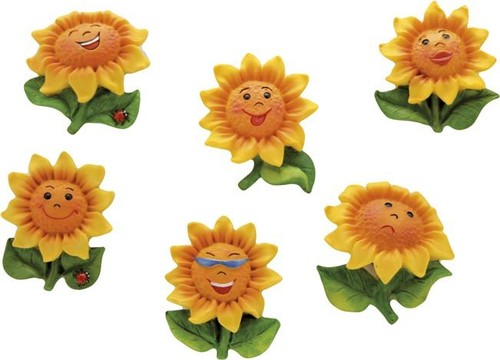 Calamite girasoli in resina - in,