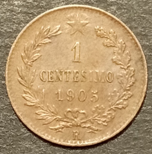 Centesimo lire valore 1905 - valore,