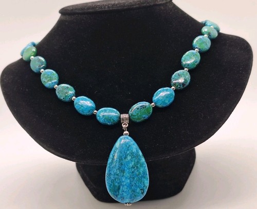 Collana con ciondolo goccia - , a