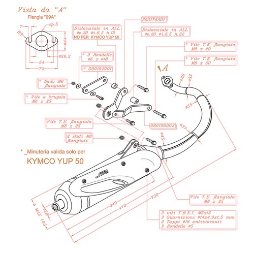 Marmitta sito kymco agility - marmitta,