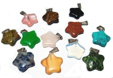 1pz ciondolo pietre - ,