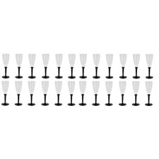 FLUTE CON BASE NERA IN