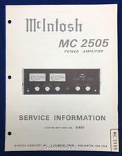 Originale McIntosh MC2505 /