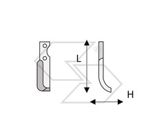 20 x ZAPPETTE MOTOZAPPA MOTOCOLTIVATORE BRUMI MAZI KLEIN SUPER INT H62 L182 35x5