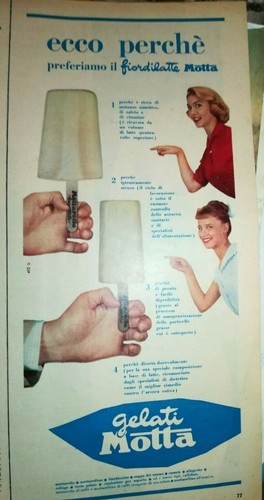 Vecchia pubblicita advert - '50,