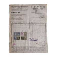 1946 Carborundum Ed Electrit Milano Fattura C02505