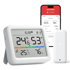 Bluetooth Stazione Meteorologica Con IP65 Sensore Esterno, Display Con Data E Or
