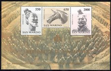 San Marino 1986 arte cinese Bf 41 MNH**