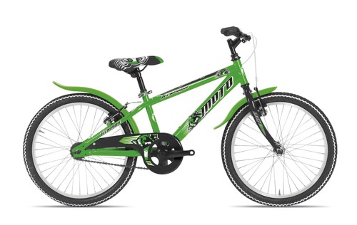 Mtb tecnobike moto verde - 1v,