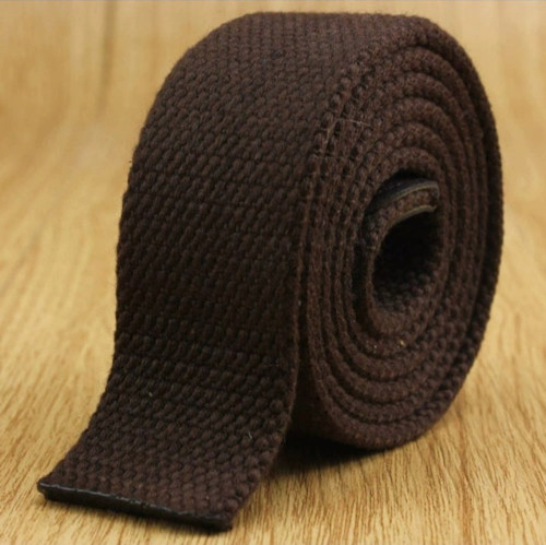 Fettuccia marrone cotone - in,