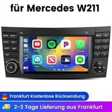 Autoradio 7" per Benz CLS E-Class W211 W219 Android14 Carplay GPS Nav DAB+ SWC BT