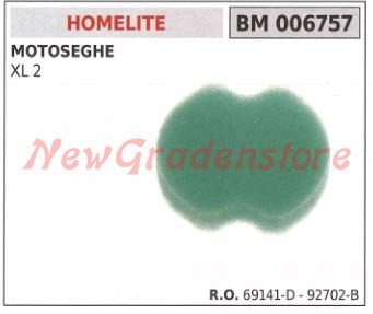 Filtro aria homelite motosega - aria,