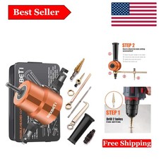 Nibbler Professionale Doppia Testa in Lamiera con Attacco Trapano e Accesso...