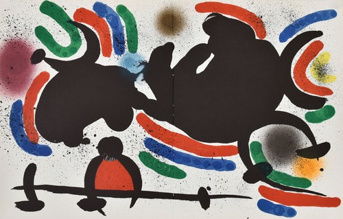 Miro litografia colori - miro,,
