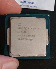 CPU 1151 V2 CORE i3-9100 3.6