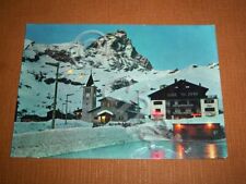 Cartolina Cervinia Breuil - Piste di Pattinaggio e panorama 1961
