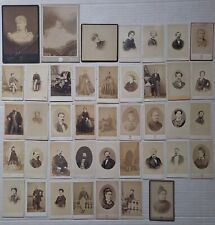 TORINO lotto 41 antica foto fotografia d'epoca albumina ritratto donna CDV CAB