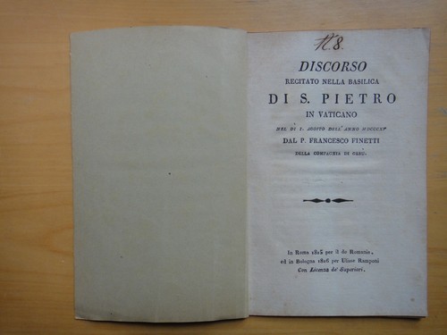1816 discorso francesco - 1816-discorso, p.francesco