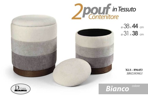 Pouf cilindrico contenitore - cilindrico,