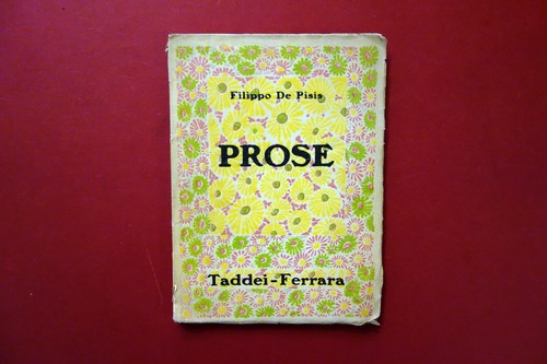 Filippo pisis prose taddei - de,