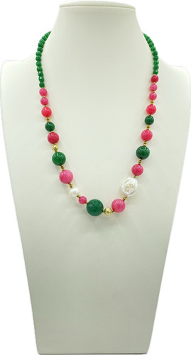 Collana agata verde - agata,