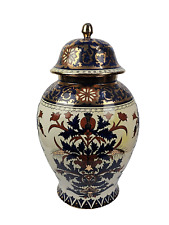 GRANDE VASO IN CERAMICA SMALTATA DECORATA A MANO PORCELLANA BATIGNANI CERAMICHE