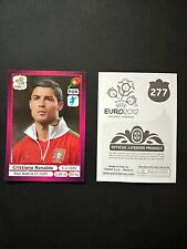 Panini UEFA EURO 2012 EM 12 figurine numero n.277 Cristiano Ronaldo Portogallo