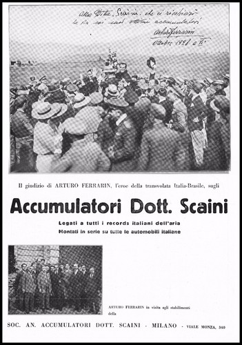 Pubblicita 1928 batteria - pubblicita'1928,