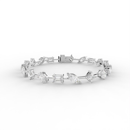 Bracciale oro bianco kt - bracciale, 18