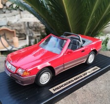 modellino auto scala 1/18 mercedes bemz 500 sl 1989 modllini della road toung