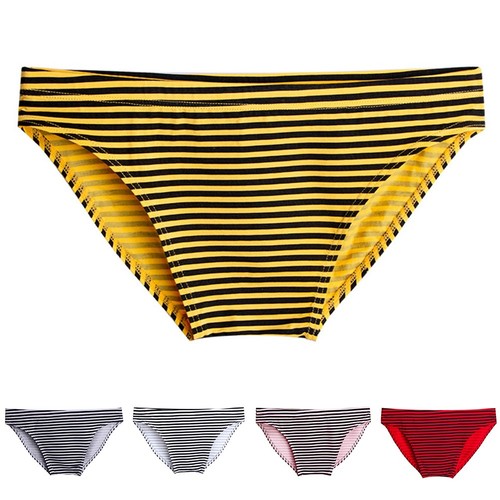 Men striped briefs high - men's,