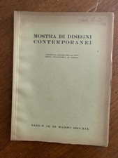 DE CHIRICO MORANDI SOFFICI MOSTRA DISEGNI CONTEMPORANEI Pinacoteca di Brera 1941