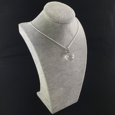 Ciondolo SFERA SFACCETTATA di QUARZO IALINO Gioiello Collana - ACQUARIO Minerali