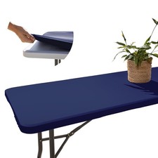 Tovaglia blu rettangolare con - tovaglia,