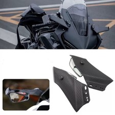 Coppia Specchietti Moto Specchio Retrovisori Manubrio per CBR650R YZF R1 R6 Tmax