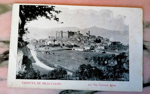 Bracciano veduta 1910 - bracciano,