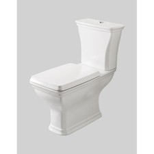 Vaso Wc Bagno Monoblocco Civitas completo di tavoletta e meccanismo di scarico