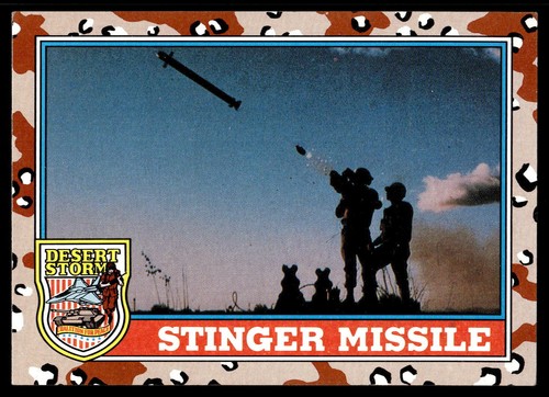 Topps desert storm serie - storm, 2