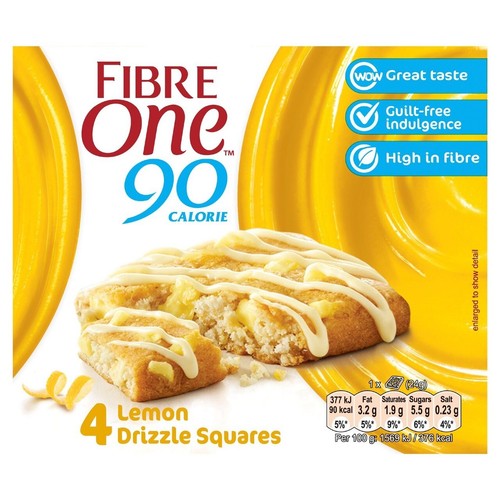 Fibre one calorie - 90, limone
