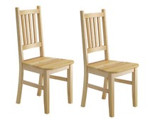 Classico design per 2 sedie in Pino per cucina, sala da pranzo studio 90.71-01-D