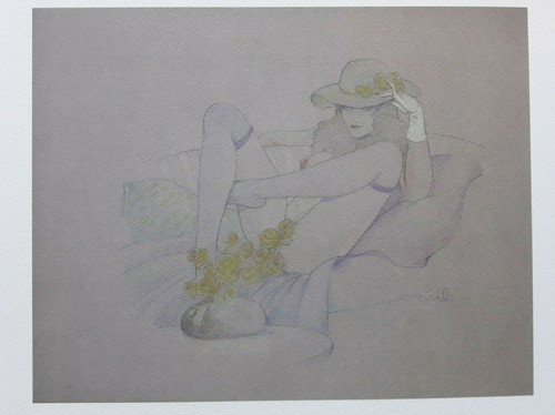 Leone frollo litografia - frollo,