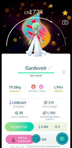 Gardevoir mega special - mega, go