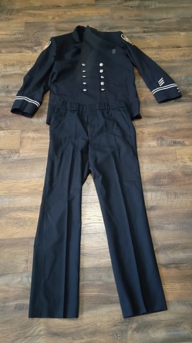 Abito pompiere vintage blu