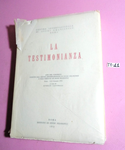 Testimonianza atti conv - la, testimonianza("atti