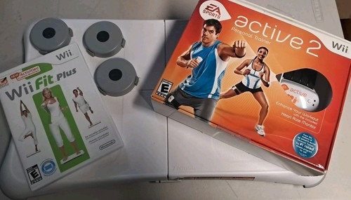 Wii balance board con - wii, fit