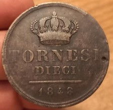 Tornesi 1848 regno due - 10,