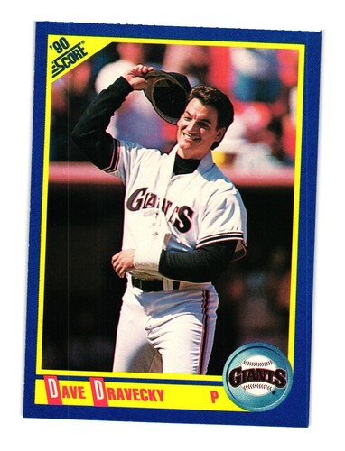 1990 score 550 dave dravecky - score,