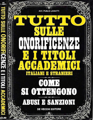 Tutto sulle onorificenze - tutto, su