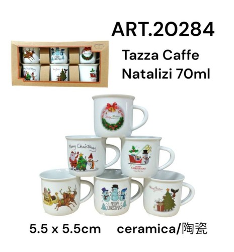 Set tazzine caffè natale in - set,