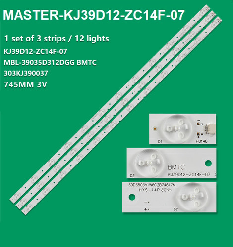 Kit barre strip led tv - kit,